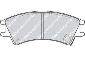 Klocki Hamulcowe Hyundai Atos 1.0 02.98-07.03 Fero