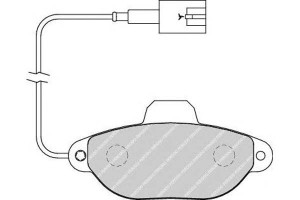 Klocki Hamulcowe Fiat 500 Panda Ford Ka 1.2/1.2lpg