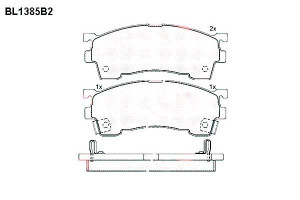 Klocki Hamulcowe Mazda 323 5 98-9 00 626 4 97-7 99