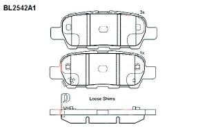Klocki Hamulcowe Nissan Qashqai Tida 07> Kpl Fte F