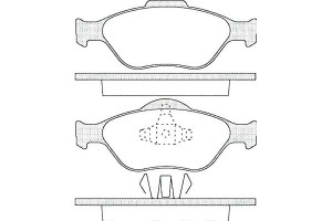 Klocki Hamulcowe Ford Ka Street Ka 1.6 02.01-11.08