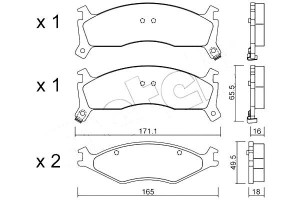Klocki Hamulcowe Kia Sportage 2.0 -03 Metelli