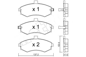 Klocki Hamulcowe Hyundai Elantra 01- Metelli