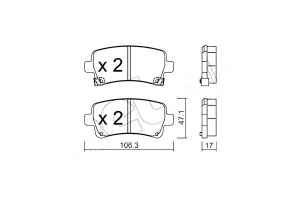Klocki Hamulcowe Opel Insignia 08- Tył Metelli