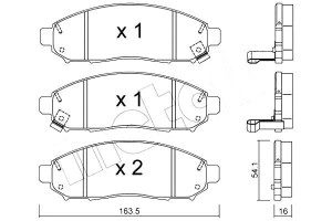 Klocki Hamulcowe Nissan Navara 05- Metelli