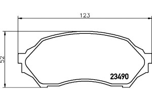 Klocki Hamulcowe Mintex Bjyd3323z A15019k2 Bjyd332