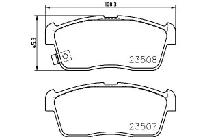 Klocki Hamulcowe Mintex 410604a00b 55810m68k00 L00