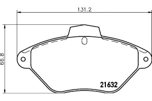 Klocki Hamulcowe Mintex 425292 95667787 425113 425
