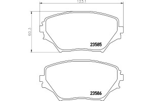 Klocki Hamulcowe Mintex 446542070 446542080 04465y