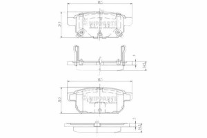 Klocki Hamulcowe Suzuki Swift Iv 1.2 Tył Nipparts