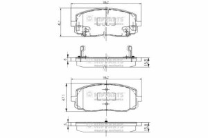 Klocki Hamulcowe Hyundai I10 1.1 Nipparts Nipparts