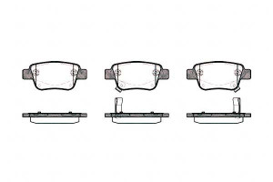 Klocki Hamulcowe Toyota Avensis Corolla 16.6mm Wva