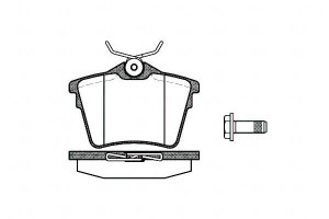 Klocki Hamulcowe Citroen C5 Peugeot 407 607 17.8mm
