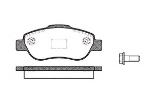 Klocki Hamulcowe Fiat Panda 17.7mm Wva24072 Roadho