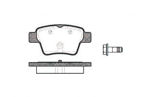 Klocki Hamulcowe Citroen C4 Peugeot 307 17.6mm Wva