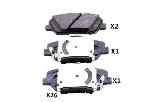 Klocki Hamulcowe Hyundai Elantra/i30 11- Ashika