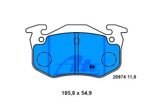 Klocki Hamulcowe Citroen Saxo Xsara Zx Peugeot 206