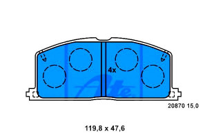 Klocki Hamulcowe Toyota Camry Carina Ii Celica Cor