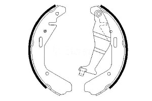 Szczęki Hamulcowe Opel Agila Subaru Justy Iii Suzu