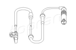 Czujnik Abs Bmw X5 3.0-4.6 01.00-10.06 Topran