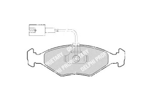 Klocki Hamulcowe Fiat Palio 1.0-1.9d 04.96- Delphi