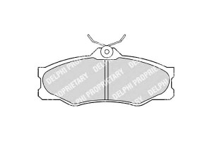 Klocki Hamulcowe Vw Transporter T2 Delphi Ham