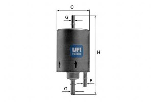 Filtr Paliwa Audi A6 2.4-5.2 04- Ufi