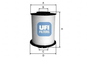 Filtr Paliwa Mokka 1.7cdti 12- Ufi