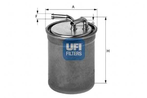 Filtr Paliwa Diesel Ufi