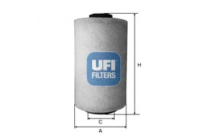 Filtr Powietrza Mini Cooper R56 1.6-2.0 09- Ufi
