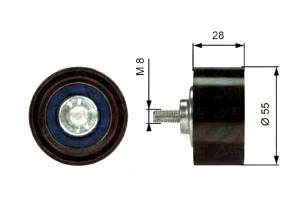 Rolka Prowadząca Pasek Bmw 1 (e81) 1 (e82) 1 (e87)