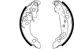 Szczęki Hamulcowe Ford Fiesta 00-02 (-abs) A.b.s.