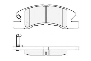 Klocki Hamulcowe Daihatsu Przód Cuore Vii 1,0 03-
