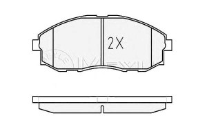 Klocki Hamulcowe Hyundai Przód H-1 2,4-2,5d 97-04
