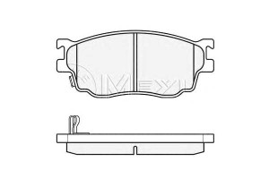 Klocki Hamulcowe Mazda Przód 626 Premacy 97-05 Z C