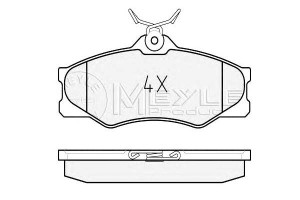 Klocki Hamulcowe Vw Przód T2 85-92 Meyle