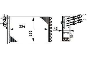 Nagrzewnica Hella 1j1819031a 1j1819031 B