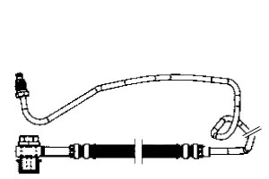 Przewód Hamulcowy T Audi A3 96-03 L Lpr