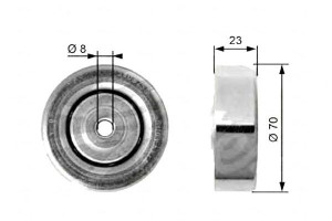 Rolka Napinająca Pasek Wielorowkowy Bmw 3 (e36) 3