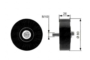 Rolka Prowadząca Pasek Bmw 1 (e81) 1 (e82) 1 (e87)