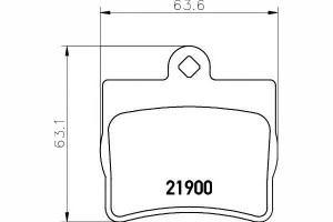 Klocki Hamulcowe Mercedes Tył W202 C180-22 Textar