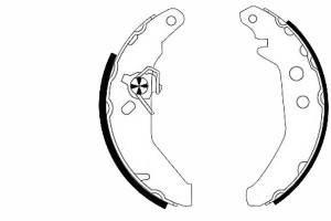 Szczęki Hamulcowe Ford Fiesta Fiesta Iii 1.1-1.8d