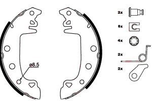 Szczęki Hamulcowe Alfa Romeo 33 Aro 10 240-244 Cit