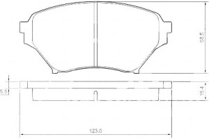Klocki Hamulcowe Mazda Mx5 00-05 Przód A.b.s.