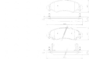Klocki Hamulcowe Opel Agila 00-07 A.b.s.