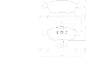 Klocki Hamulcowe Fiat Doblo 1.2-1.9jtd 01-05 A.b.s