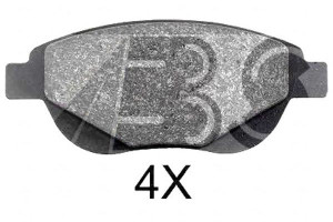 Klocki Hamulcowe Citroen C4 04-11 Przód A.b.s.