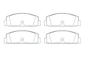 Klocki Hamulcowe Mazda Tył 626 6 Breck