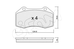 Klocki Hamulcowe Renault Megane Ii 04-08 Przód Cif