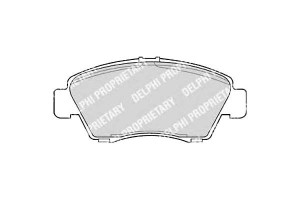 Klocki Hamulcowe Honda Civic 00- Delphi Ham